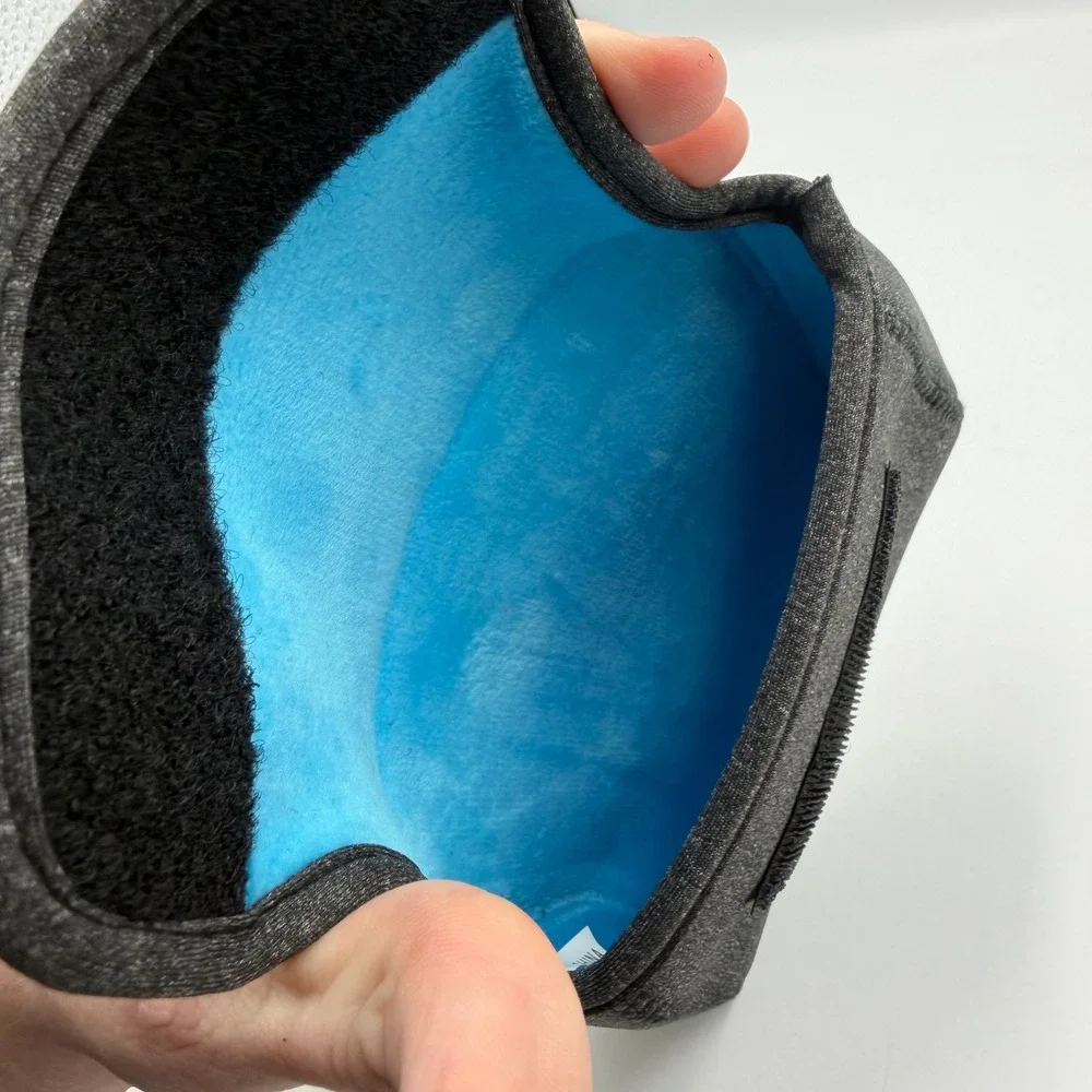 QUESTON Accessory Storage Bag Camera Pouch Case Gray Blue 5.75x4.25x1.60